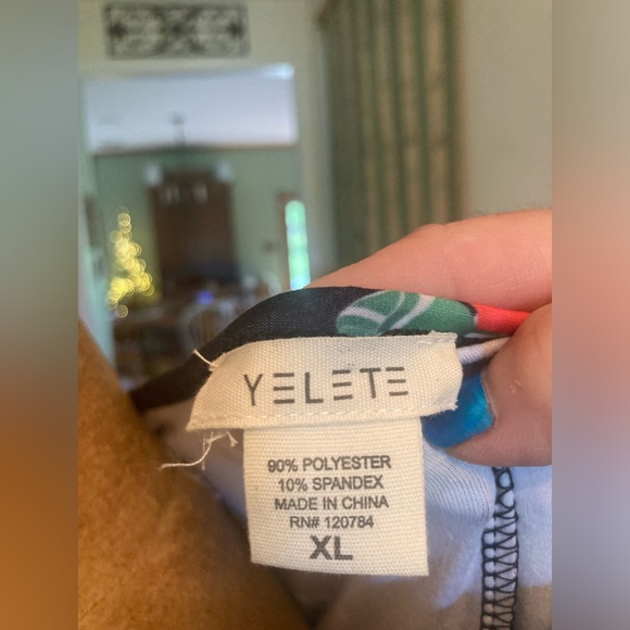 Christmas Dress Tunic Lounge CANDY CANES XL Never Worn Soft poly spandex So Fun! - Picture 6 of 7